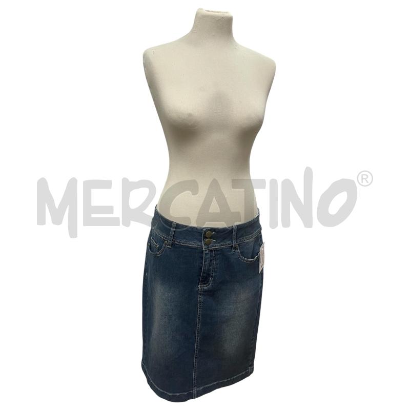 GONNA FIORELLA RUBINO IN JEANS SCURO | Mercatino dell'Usato Torino via ceresole 1