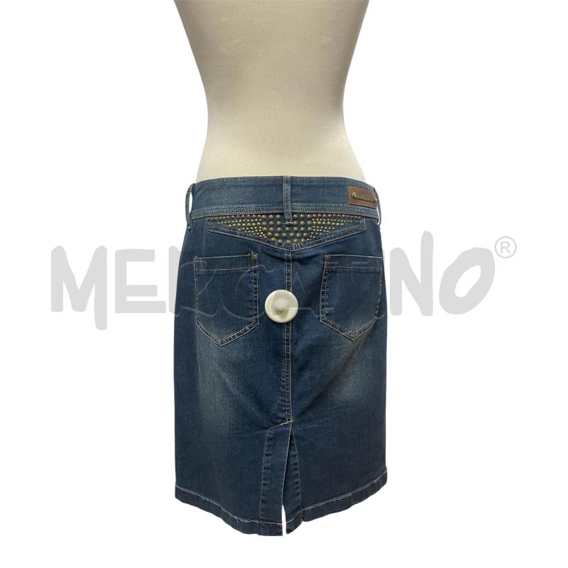 GONNA FIORELLA RUBINO IN JEANS SCURO | Mercatino dell'Usato Torino via ceresole 2