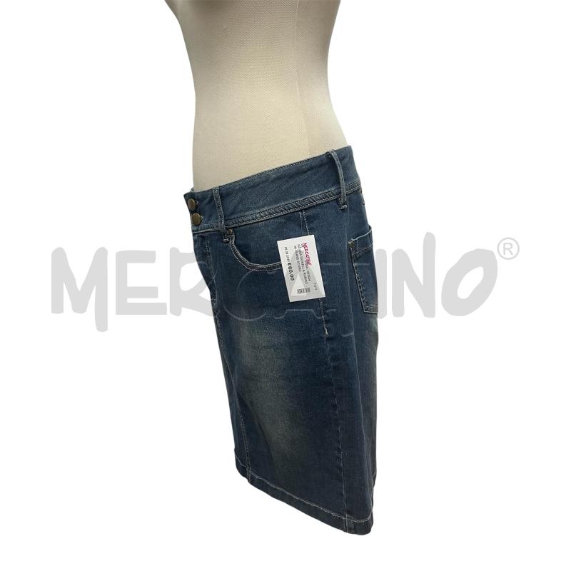 GONNA FIORELLA RUBINO IN JEANS SCURO | Mercatino dell'Usato Torino via ceresole 4