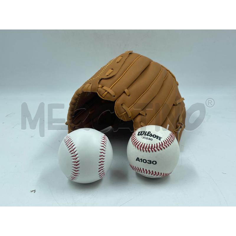 GUANTONE DA BASEBALL CON PALLE | Mercatino dell'Usato Torino via ceresole 2