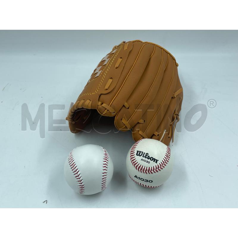 GUANTONE DA BASEBALL CON PALLE | Mercatino dell'Usato Torino via ceresole 3