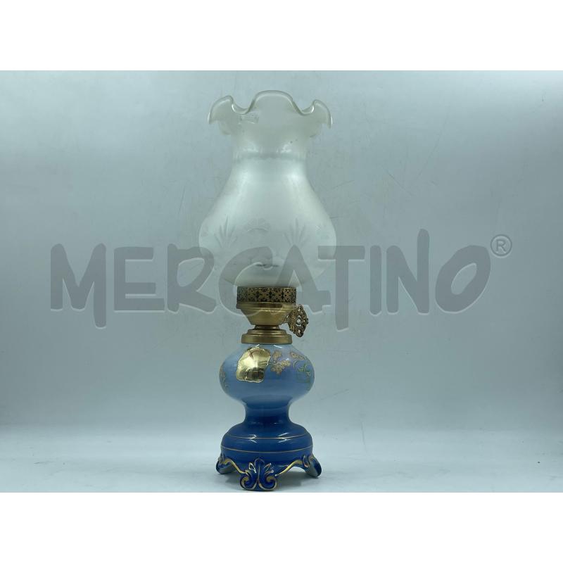 LAMPADA CERAMICA AZZURRA | Mercatino dell'Usato Torino via ceresole 1