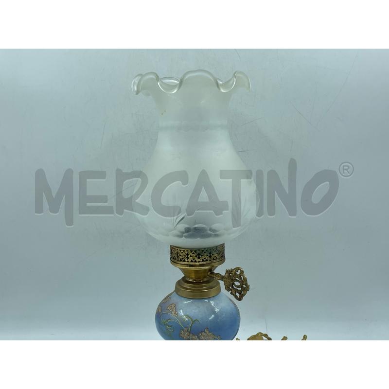 LAMPADA CERAMICA AZZURRA | Mercatino dell'Usato Torino via ceresole 4