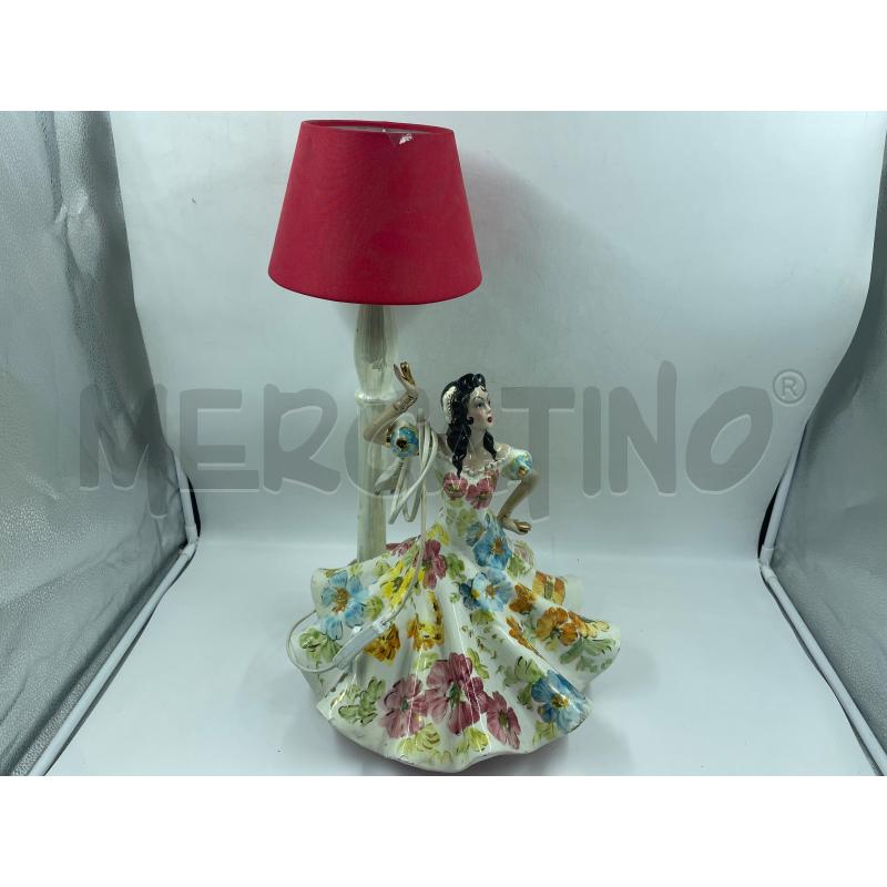 LAMPADA CERAMICA BALLERINA FLAMENCO | Mercatino dell'Usato Torino via ceresole 2