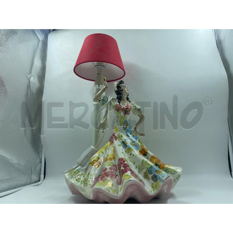 LAMPADA CERAMICA BALLERINA FLAMENCO | Mercatino dell'Usato Torino via ceresole 3