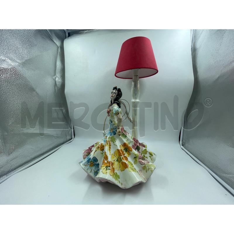 LAMPADA CERAMICA BALLERINA FLAMENCO | Mercatino dell'Usato Torino via ceresole 4