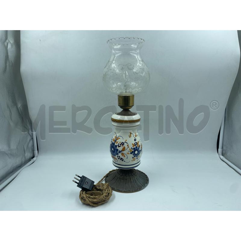 LAMPADA CERAMICA VECCHIA | Mercatino dell'Usato Torino via ceresole 1