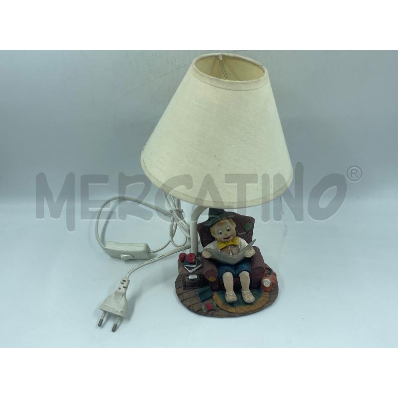 LAMPADA PINOCCHIO IN CERAMICA | Mercatino dell'Usato Torino via ceresole 2