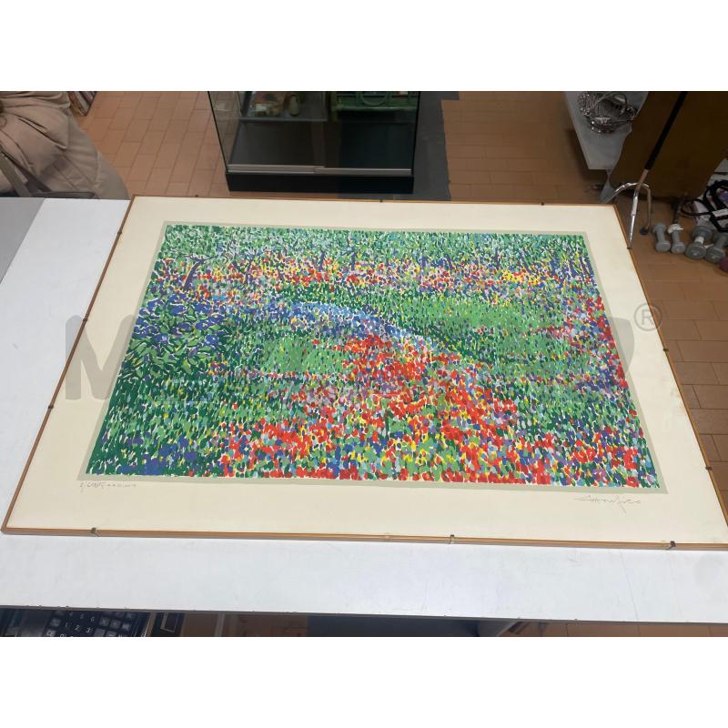 LITOGRAFIA IL GIARDINO DI ETTORE FICO | Mercatino dell'Usato Torino via ceresole 1