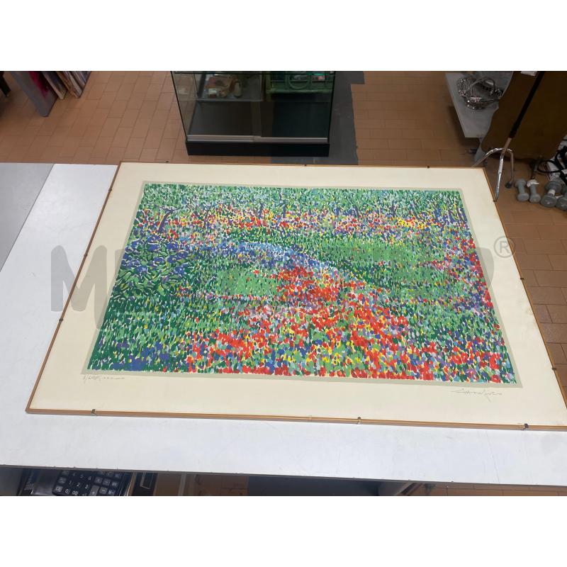 LITOGRAFIA IL GIARDINO DI ETTORE FICO | Mercatino dell'Usato Torino via ceresole 4