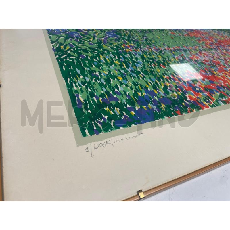 LITOGRAFIA IL GIARDINO DI ETTORE FICO | Mercatino dell'Usato Torino via ceresole 5