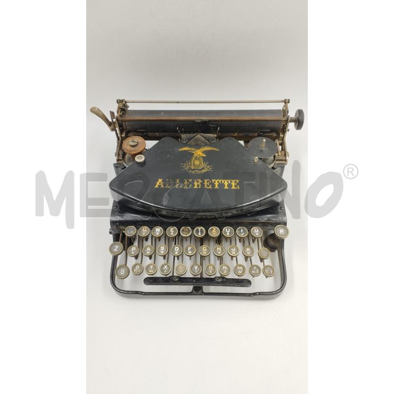 MACCHINA DA SCRIVERE ADLERETTE ANTICA DA RESTAURARE | Mercatino dell'Usato Torino via ceresole 1