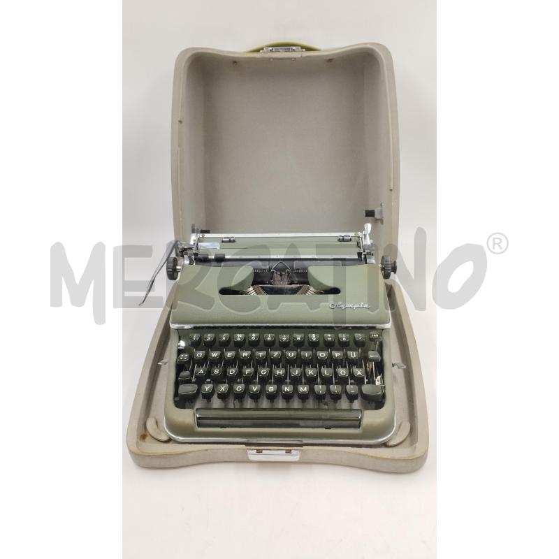 MACCHINA DA SCRIVERE OLYMPIA WERKE AG VERDE | Mercatino dell'Usato Torino via ceresole 1