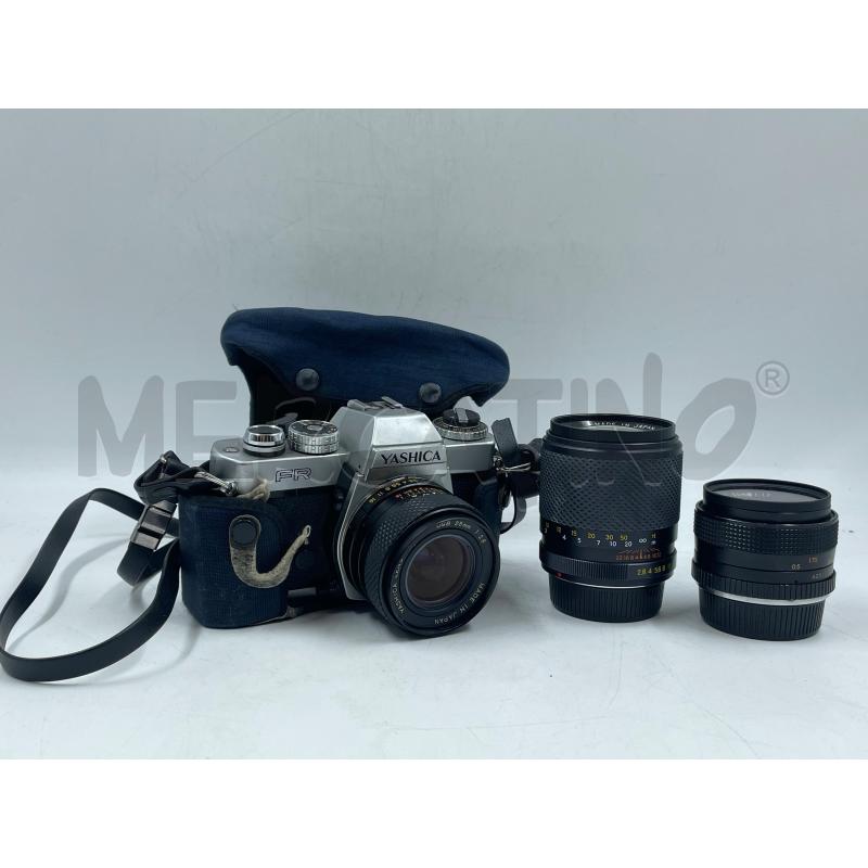 MACCHINA FOTOGRAFICA YASHICA CON OBIETTIVI 50MM E 135MM | Mercatino dell'Usato Torino via ceresole 4