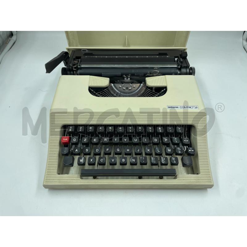 MACCHINA SCRIVERE ANTARES COMPACT 2B BIANCA | Mercatino dell'Usato Torino via ceresole 4