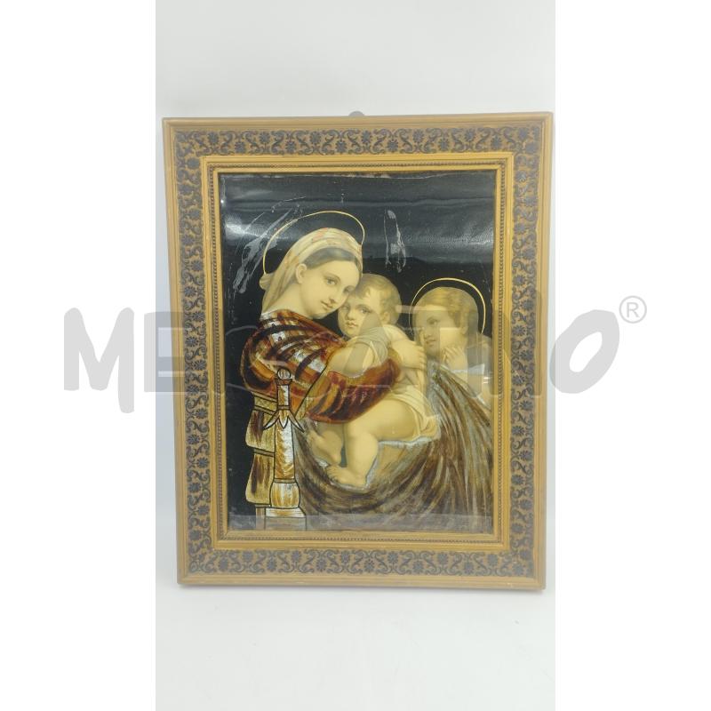 MADONNA CON BAMBINO TECNICA MISTA | Mercatino dell'Usato Torino via ceresole 1