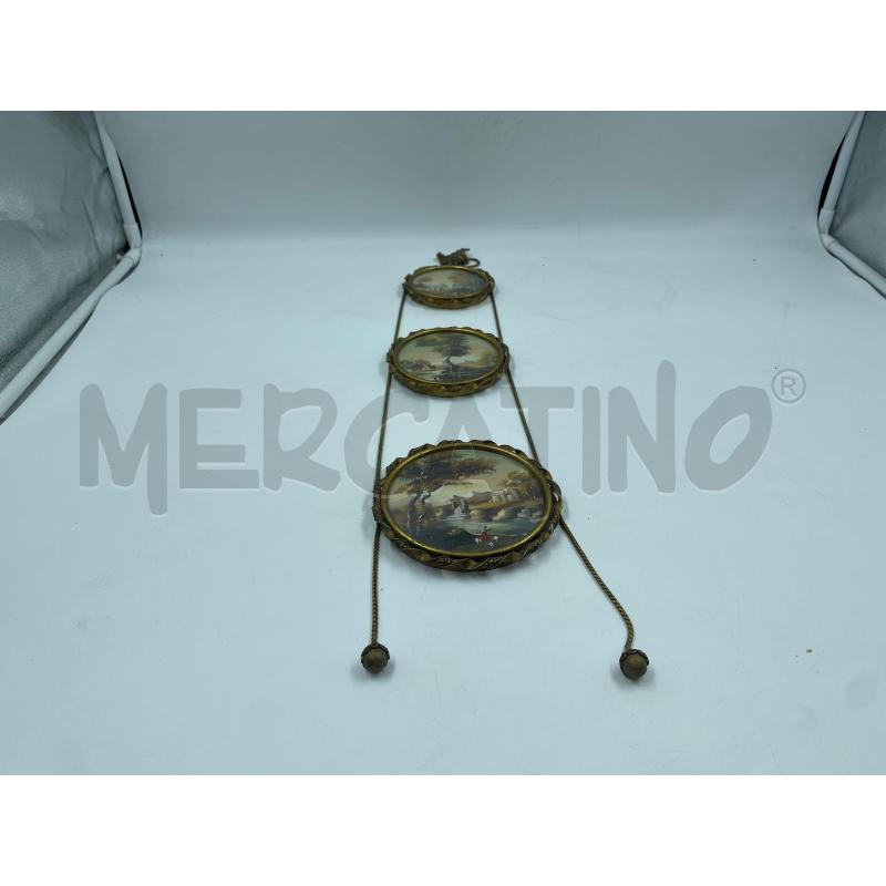 MINIATURE DIPINTO OLIO OVALE | Mercatino dell'Usato Torino via ceresole 2