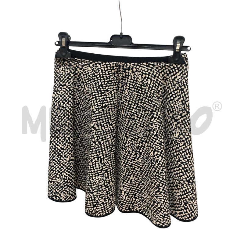 MINI GONNA PATRIZIA PEPE BEIGE NERO  | Mercatino dell'Usato Torino via ceresole 1