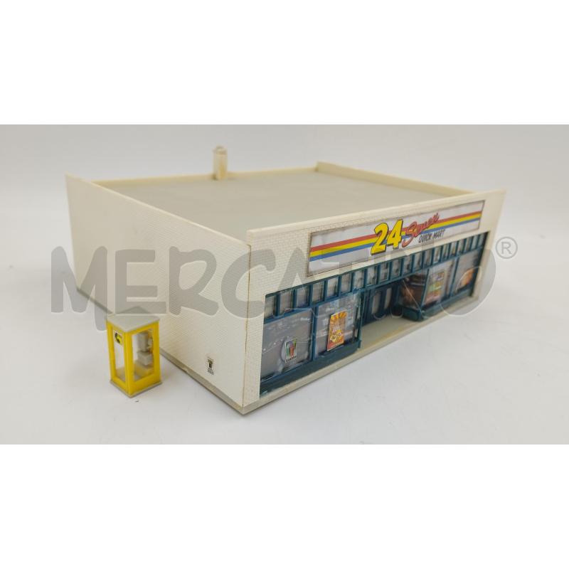 MODELLINO MINIATURA SUPERMARKET 24SEVEN QUICK MART 20X15X5 | Mercatino dell'Usato Torino via ceresole 1