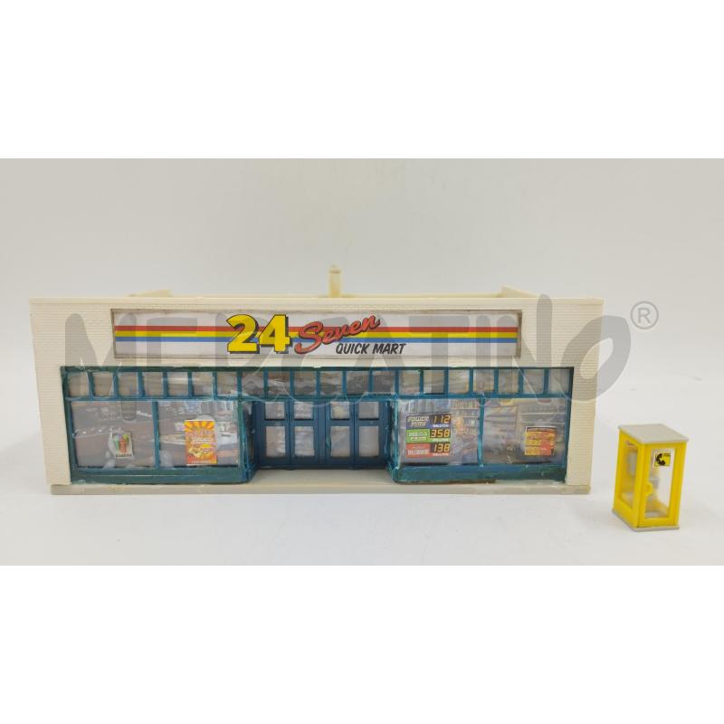 MODELLINO MINIATURA SUPERMARKET 24SEVEN QUICK MART 20X15X5 | Mercatino dell'Usato Torino via ceresole 2