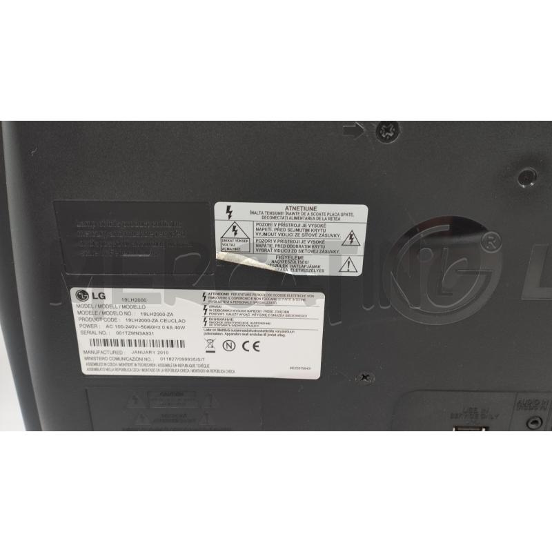 MONITOR LG NERO | Mercatino dell'Usato Torino via ceresole 3