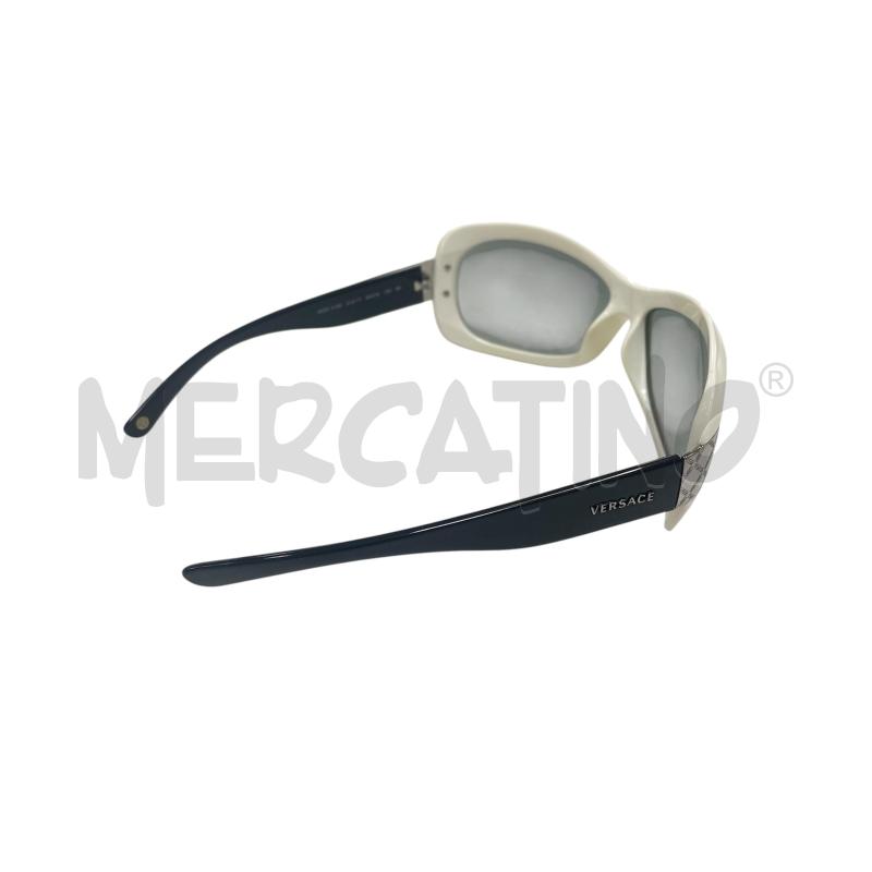 OCCHIALI DONNA DA SOLE VERSACE VINTAGE MOD. 4136 BIANCO CON PORTA OCCHIALI | Mercatino dell'Usato Torino via ceresole 4