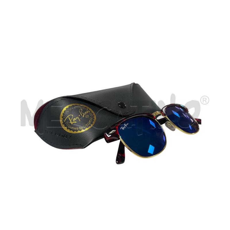 OCCHIALI RAYBAN CLUBMASTER RB3016 LENTI BLU | Mercatino dell'Usato Torino via ceresole 5