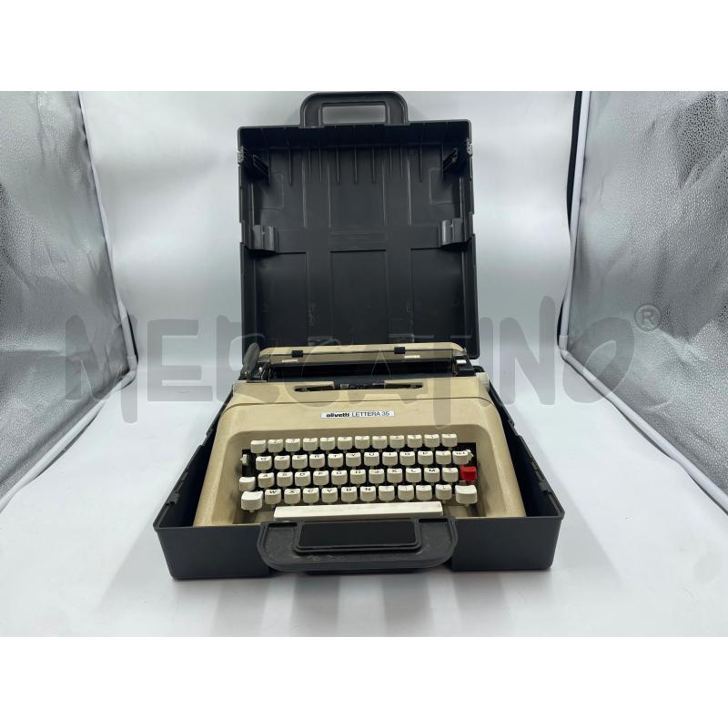 OLIVETTI LETTERA 35 CON CUSTODIA | Mercatino dell'Usato Torino via ceresole 1