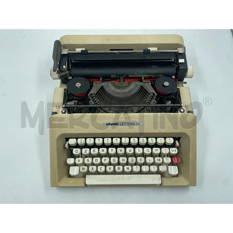 OLIVETTI LETTERA 35 CON CUSTODIA | Mercatino dell'Usato Torino via ceresole 5