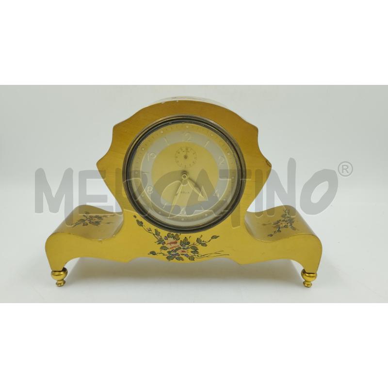 OROLOGIO DA TAVOLO ANTICO DORATO VEGLIA | Mercatino dell'Usato Torino via ceresole 1