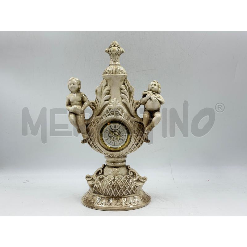 OROLOGIO DA TAVOLO CAPODIMONTE PUTTI | Mercatino dell'Usato Torino via ceresole 1