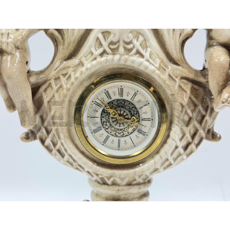 OROLOGIO DA TAVOLO CAPODIMONTE PUTTI | Mercatino dell'Usato Torino via ceresole 2