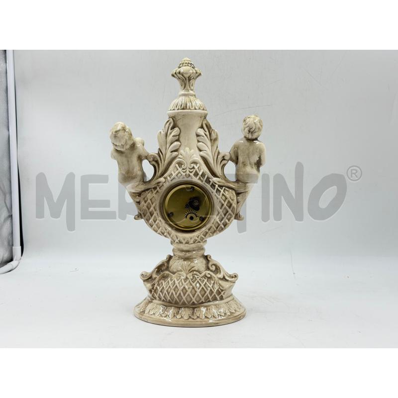 OROLOGIO DA TAVOLO CAPODIMONTE PUTTI | Mercatino dell'Usato Torino via ceresole 3