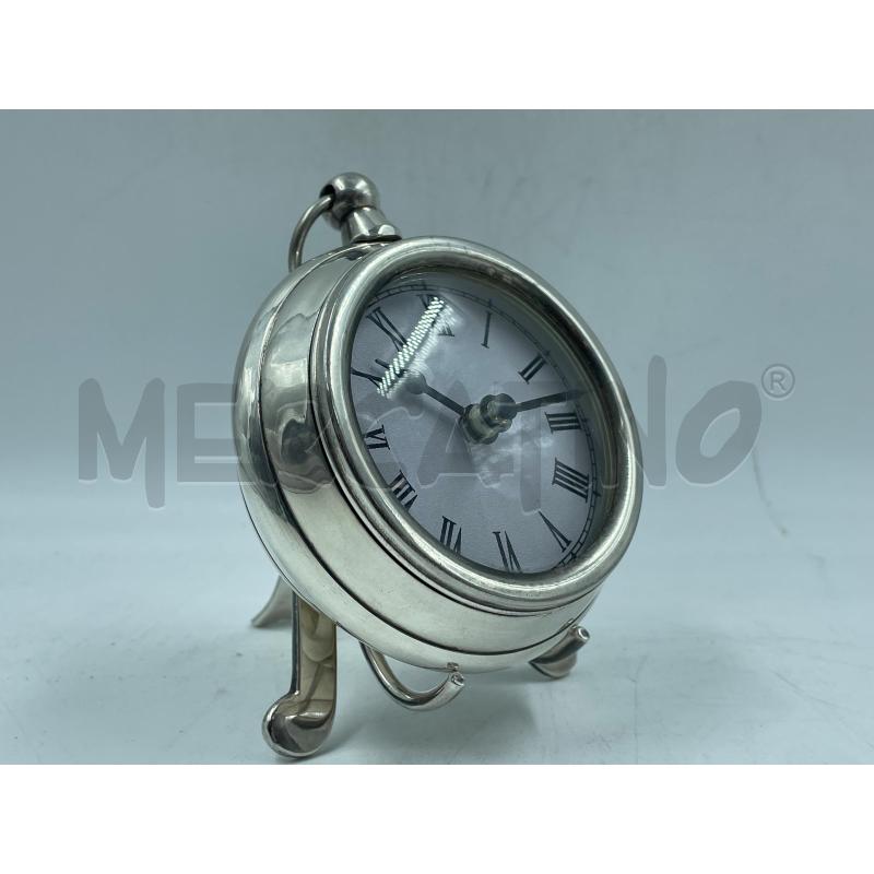 OROLOGIO DA TAVOLO SILVER PLATED | Mercatino dell'Usato Torino via ceresole 1
