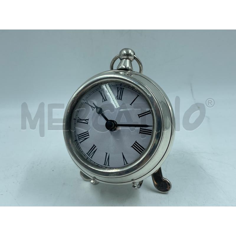 OROLOGIO DA TAVOLO SILVER PLATED | Mercatino dell'Usato Torino via ceresole 2