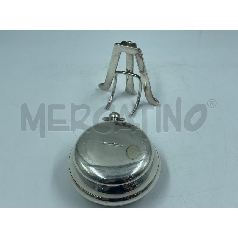 OROLOGIO DA TAVOLO SILVER PLATED | Mercatino dell'Usato Torino via ceresole 5