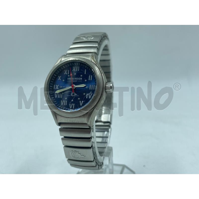 OROLOGIO UOMO ACCIAIO IMMERSION EASY FONDO BLU | Mercatino dell'Usato Torino via ceresole 1