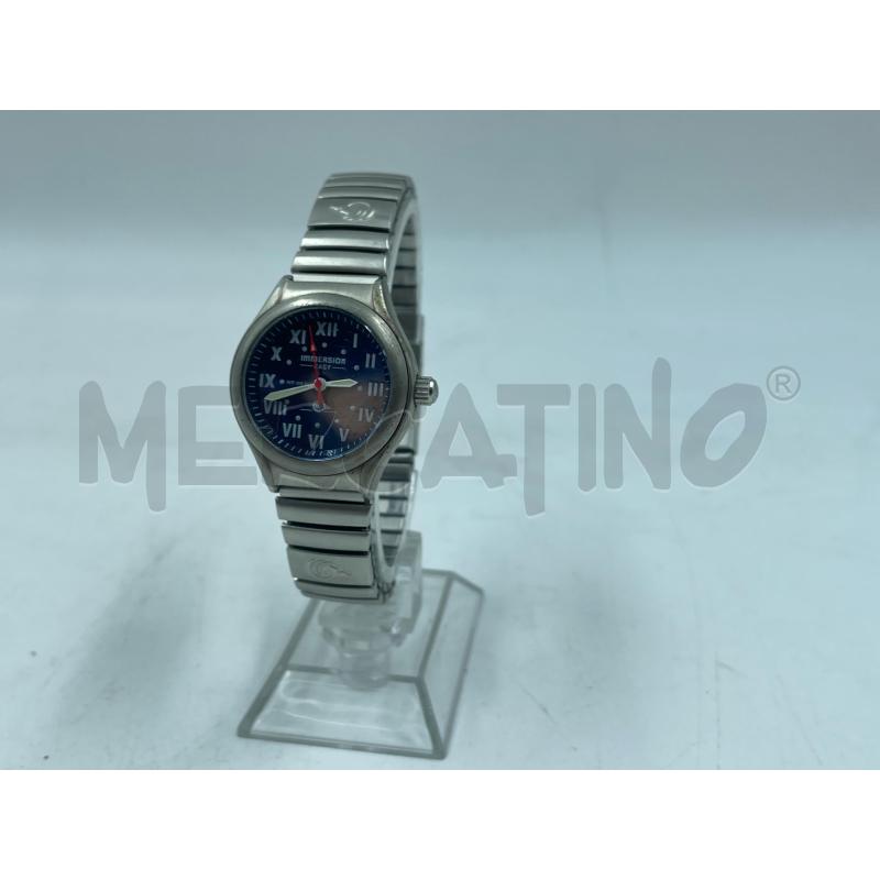OROLOGIO UOMO ACCIAIO IMMERSION EASY FONDO BLU | Mercatino dell'Usato Torino via ceresole 3