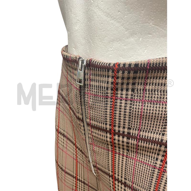 PANTALONE DONNA PINKO MARRONE QUADRI  | Mercatino dell'Usato Torino via ceresole 4