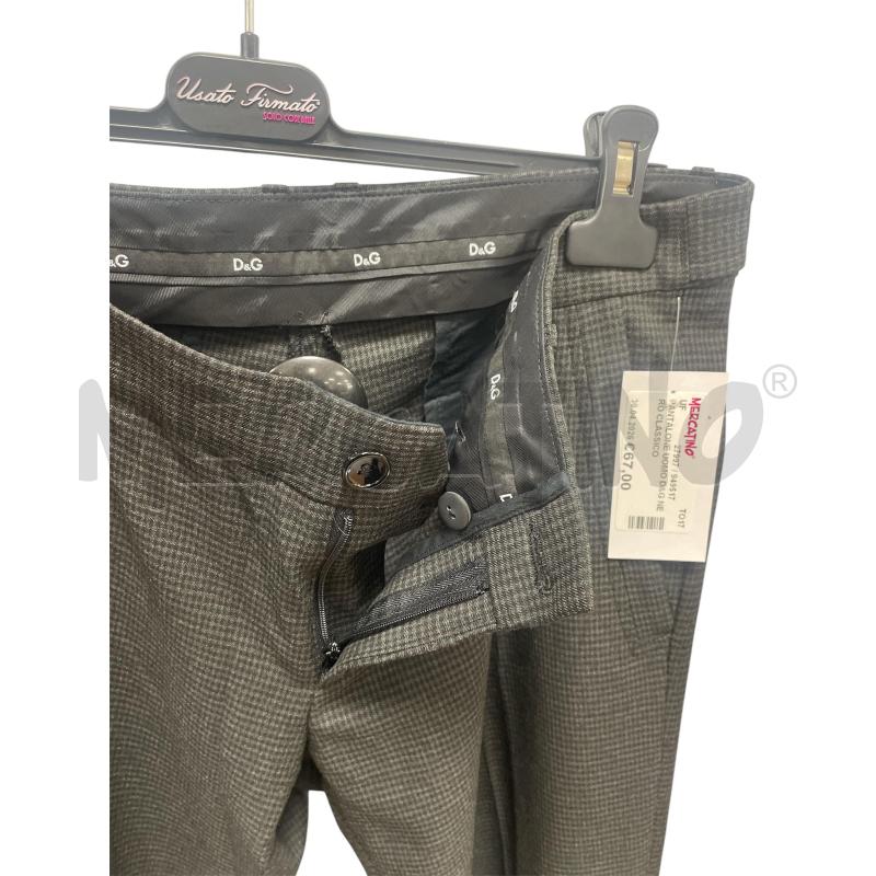 PANTALONE UOMO D&G NERO CLASSICO  | Mercatino dell'Usato Torino via ceresole 3
