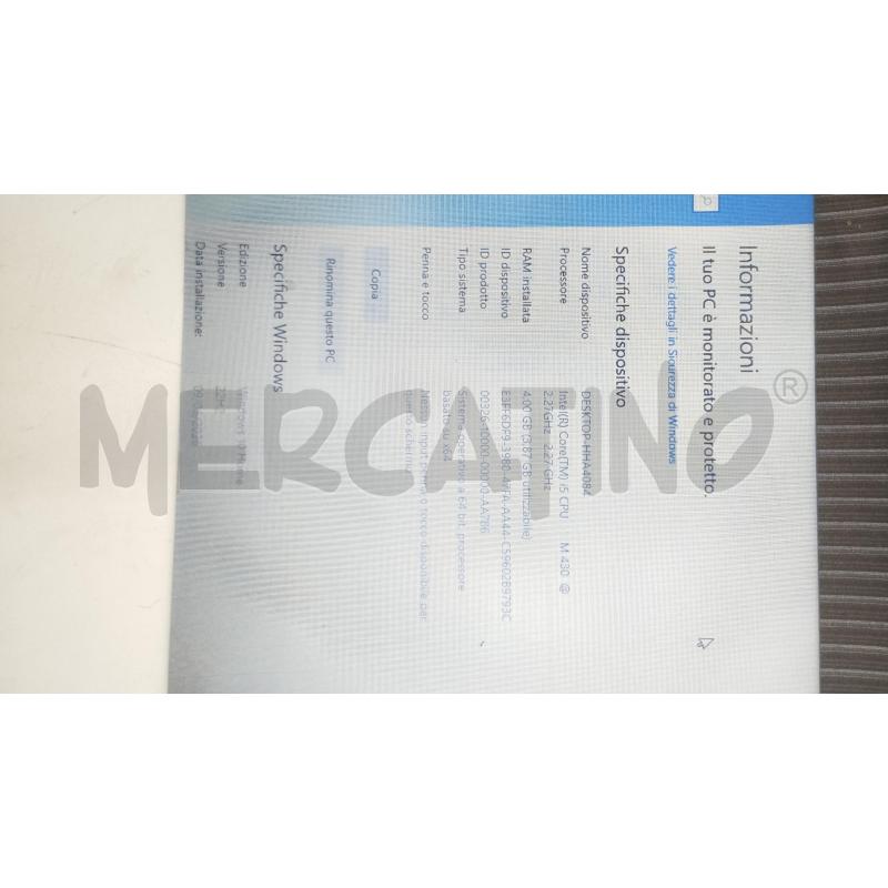 PC PORTATILE PACKARD BELL NERO SSD 250GB WIN 10  | Mercatino dell'Usato Torino via ceresole 5