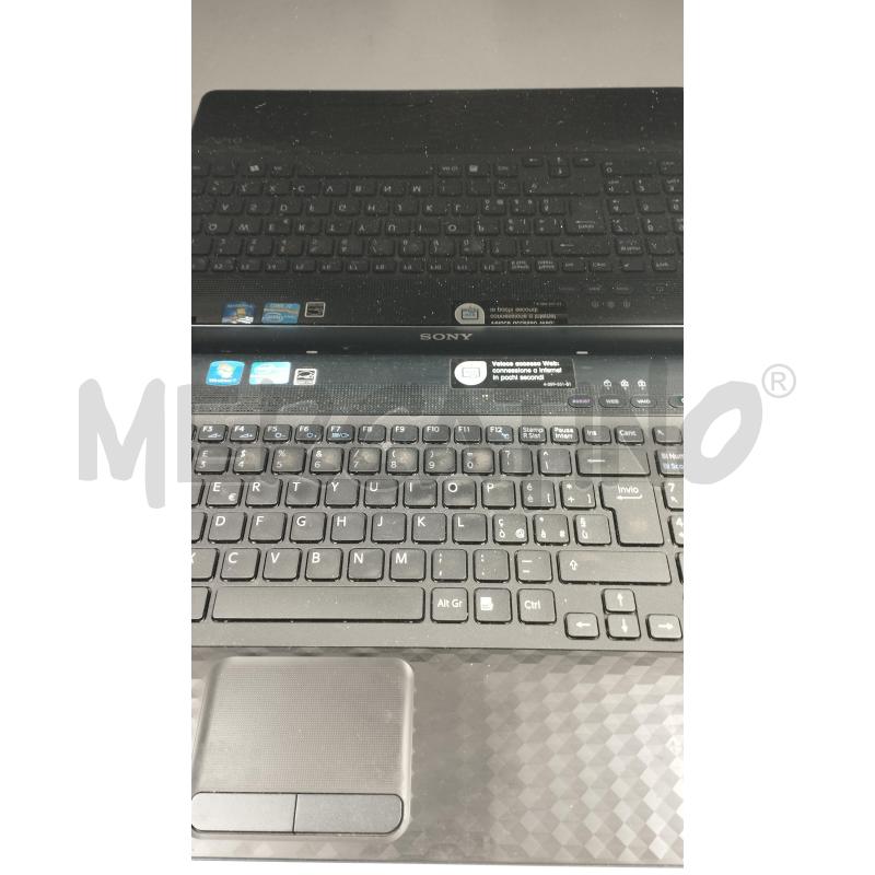 PC PORTATILE SONY VAIO NERO NO BATTERIA | Mercatino dell'Usato Torino via ceresole 2