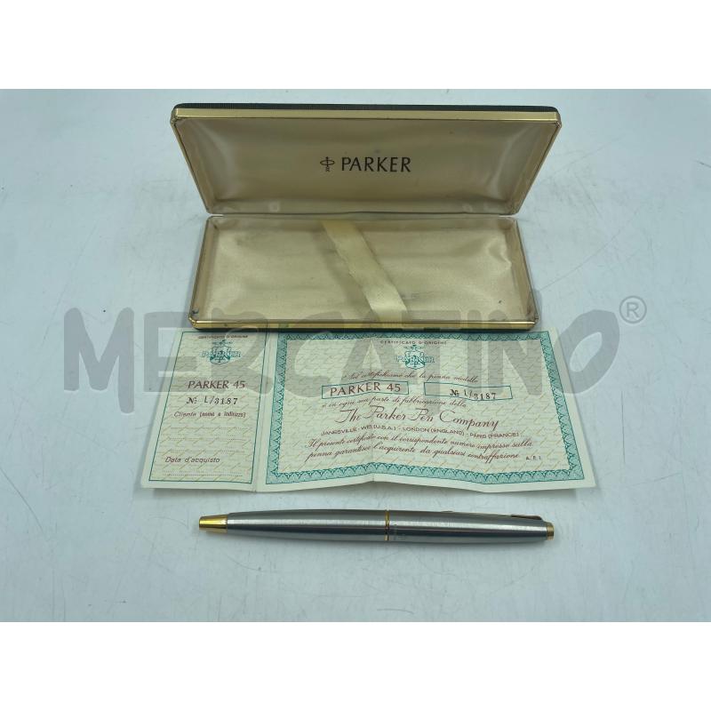 PENNA STILOGRAFICA PARKER CON CERTIFICATO E SCATOLA | Mercatino dell'Usato Torino via ceresole 3