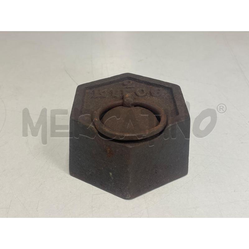 PESO ESAGONALE ANTICO 2KG | Mercatino dell'Usato Torino via ceresole 3