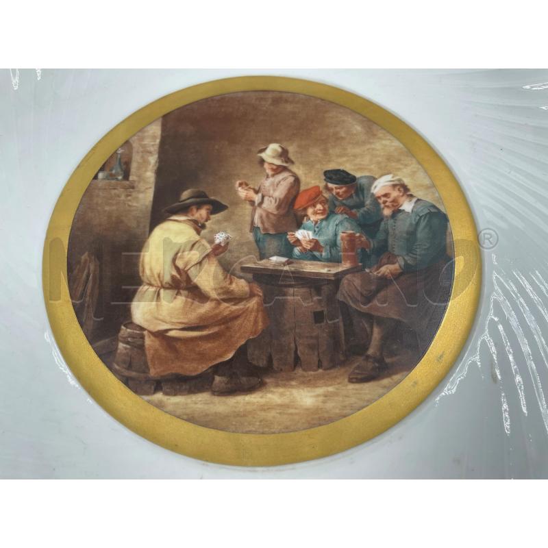 PIATTO GIOCATORI DI CARTE DE WAN | Mercatino dell'Usato Torino via ceresole 4