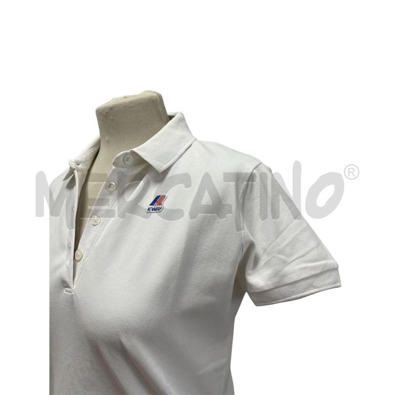 POLO DONNA KWAY BIANCO | Mercatino dell'Usato Torino via ceresole 4