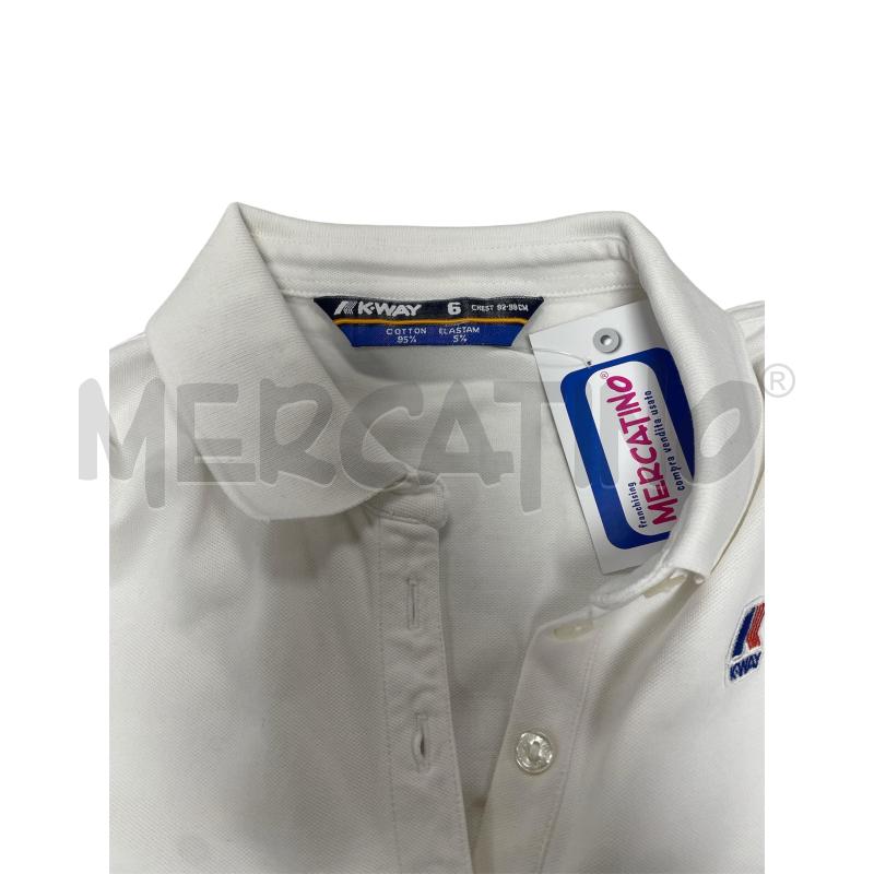 POLO DONNA KWAY BIANCO | Mercatino dell'Usato Torino via ceresole 5
