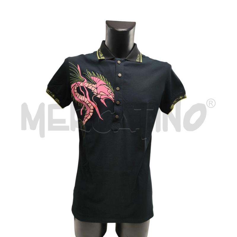 POLO UOMO JUST CAVALLI BEACH NERO  | Mercatino dell'Usato Torino via ceresole 1