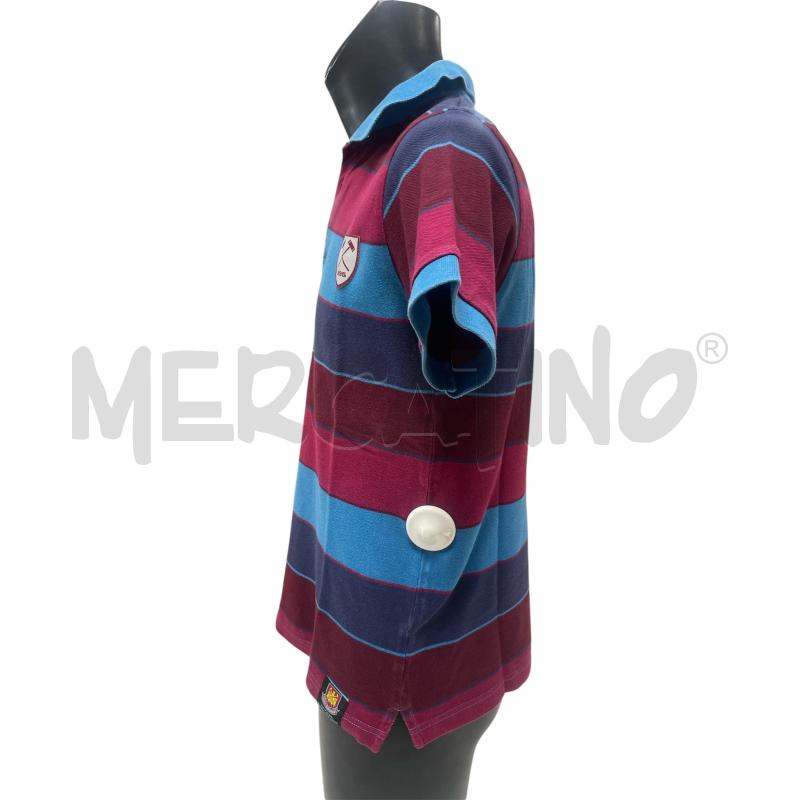 POLO UOMO SPORTIVA UFFICIALE WEST HAM RETRO A RIGHE | Mercatino dell'Usato Torino via ceresole 2