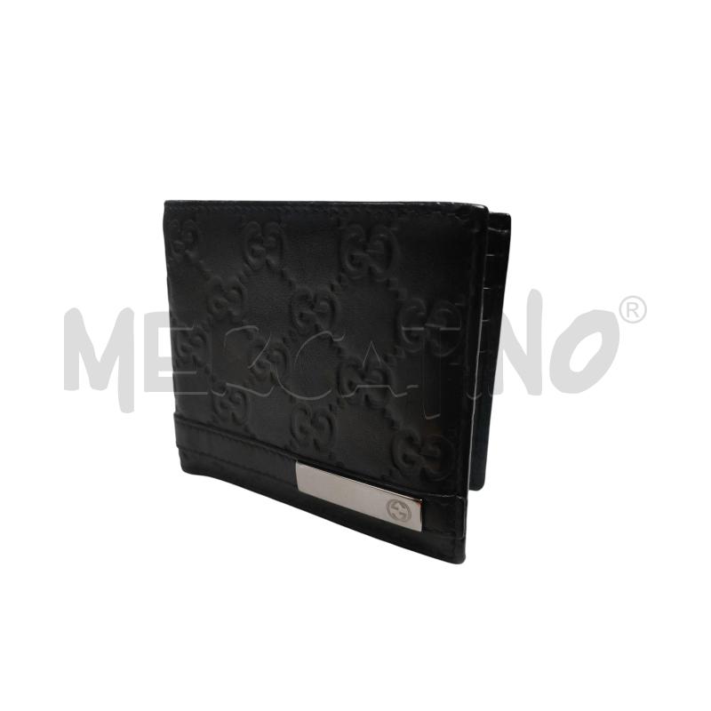 PORTAFOGLIO A LIBRO GUCCI SHIMAN 233100 IN NERO | Mercatino dell'Usato Torino via ceresole 1
